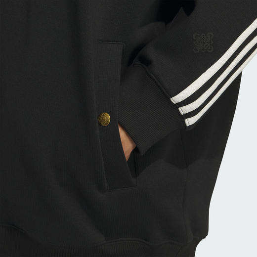Adidas阿迪达斯HOODIE 李现同款新年双面针织运动连帽卫衣套头衫KT0645 商品图4