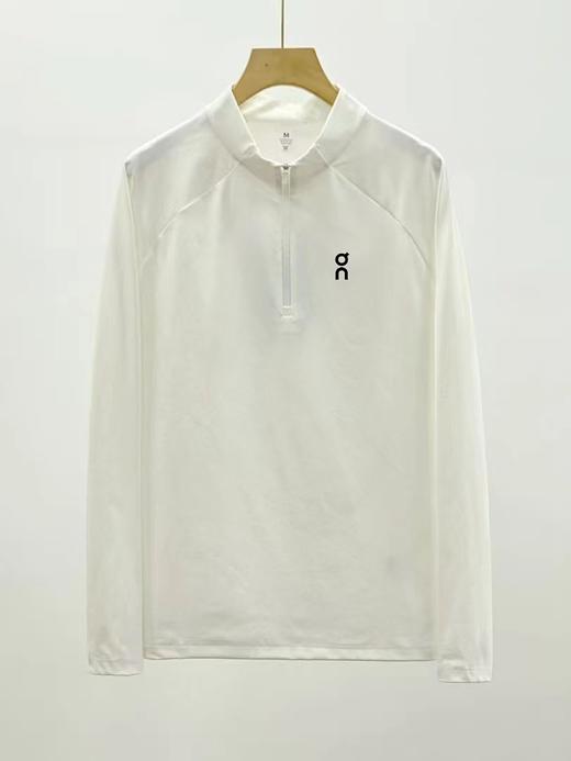 F030115春夏秋季新品特综训运动健身跑步体闲内搭吸湿排汗半拉链立领长袖T恤 商品图3