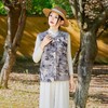百媚生 国风新中式马甲复古马夹气质文艺坎肩XEJ 商品缩略图1