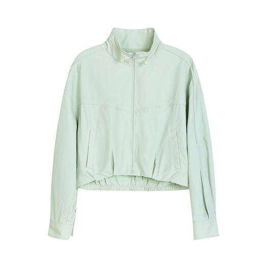 NEELLY纳俪商场同款春新款休闲清新立领短夹克女减龄休闲百搭外套N26031C01111 商品图3