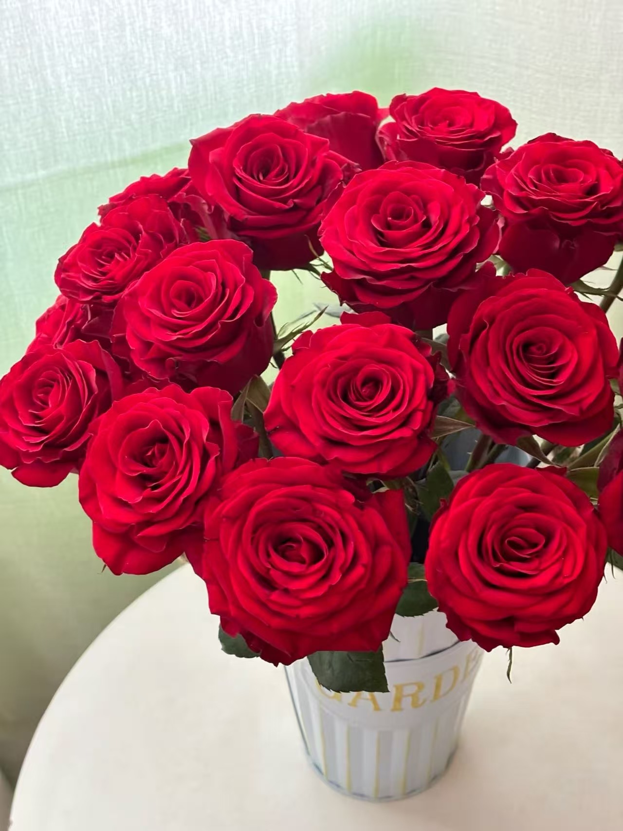 红色单头玫瑰20枝