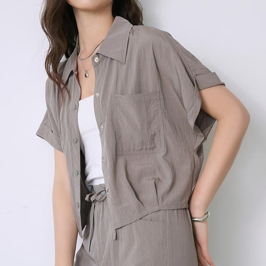 NEELLY纳俪商场同款夏季新款时尚通勤两件套女宽松休闲半身裙套装N26044Z04587 商品图2