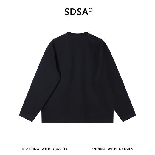 26T531SDSA男装2026新款潮牌极简风T恤男女同款亨利领宽松长袖 商品图5