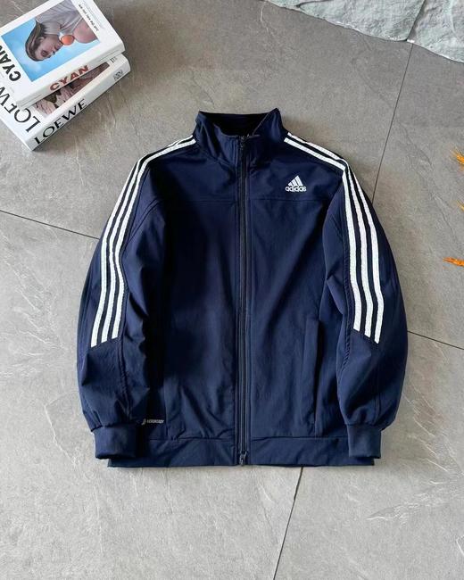 F030109新品QQ糖同款立领三条杠情侣夹克外套 商品图0