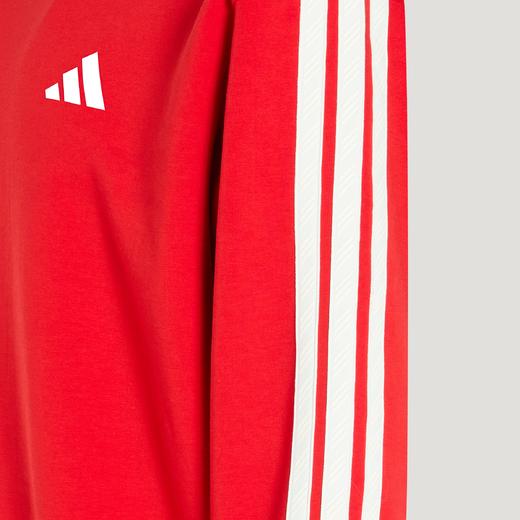 Adidas阿迪达斯THREE STRIPES CLUB SWEATSHIRT 新年款针织柔软运动休闲宽松卫衣套头衫KR2516 商品图6