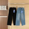 F030147四面弹高腰显瘦直筒牛仔裤女春季2026新款裤子小个子九分裤直筒裤 商品缩略图2