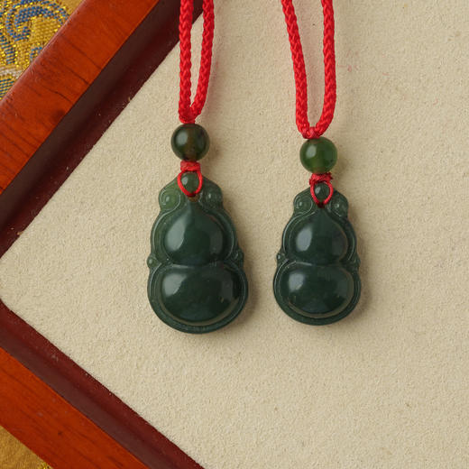 ²【安然水晶】泰山玉葫芦（适合小朋友护身佩戴-平安吉祥）LS-452( 48小时鉴赏期) HM02-CRMM-ARSJ 商品图0