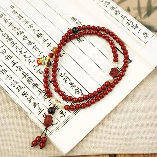 🔥这抹“红”气最是养人！【宫造朱砂圈手串】传承千年东方美学的朱砂手串，😎新年戴红，万事兴，一生顺遂！  商品图3