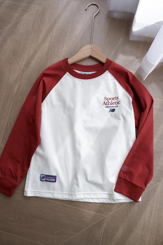 直发【2604】 春夏秋都可穿的百搭长袖【NB家撞色插肩袖T恤】 商品图7