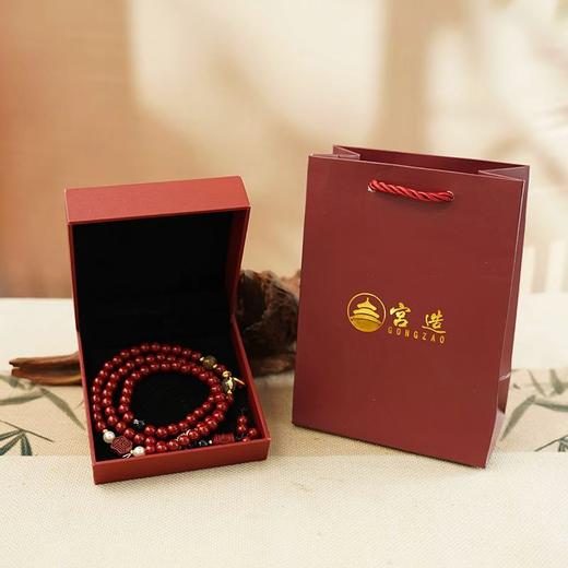 🔥这抹“红”气最是养人！【宫造朱砂圈手串】传承千年东方美学的朱砂手串，😎新年戴红，万事兴，一生顺遂！  商品图0