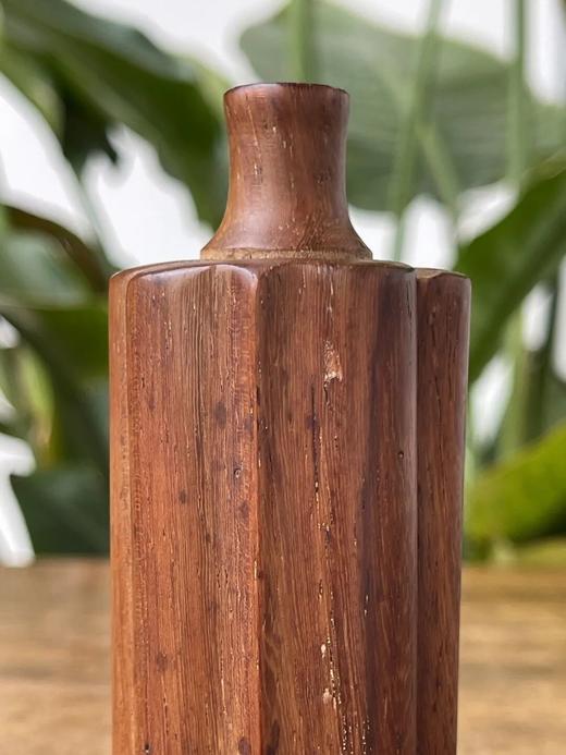 海南黄花梨葵花形筒状花插，顺丰包邮 商品图5