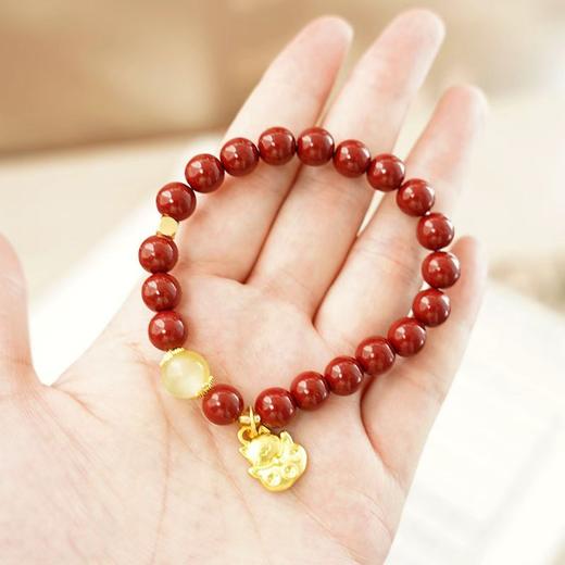 🔥这抹“红”气最是养人！【宫造朱砂圈手串】传承千年东方美学的朱砂手串，😎新年戴红，万事兴，一生顺遂！  商品图9