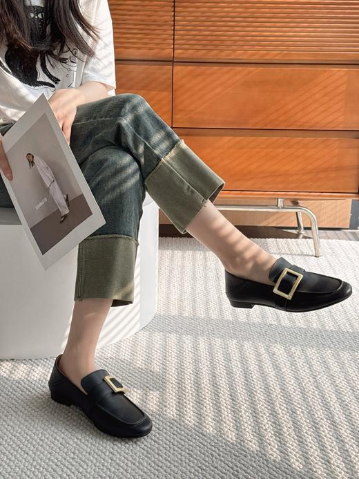 直发 26新配色 莞产Samedelman 经典马衔扣踩跟无声乐福鞋 商品图6