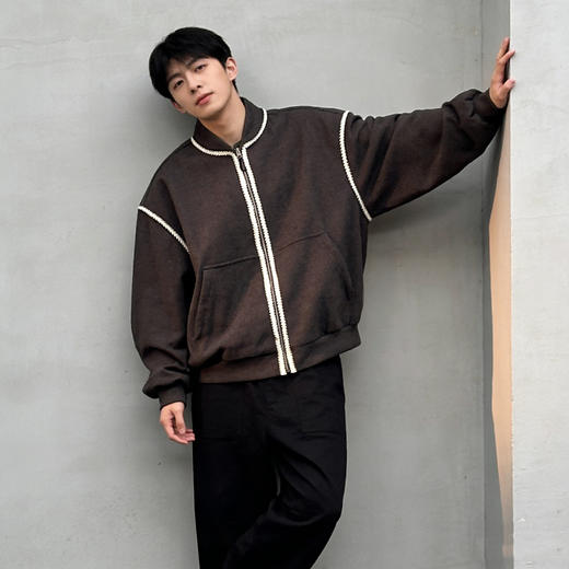 ✨开春情侣穿搭封神款！🤩【 大牌平替款！Schenvega情侣小香风棒球服 WY715】小香风大牌平替棒球服甜度拉满✨ 谁懂啊！ 商品图6