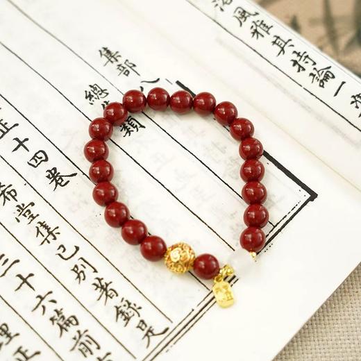 🔥这抹“红”气最是养人！【宫造朱砂圈手串】传承千年东方美学的朱砂手串，😎新年戴红，万事兴，一生顺遂！  商品图4