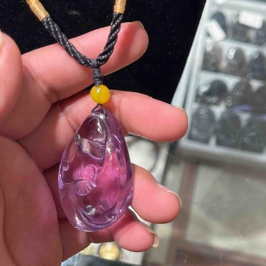 2540元/个紫水晶观音吊坠 商品图2