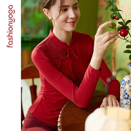 2026春夏FC15373新中式花朵长袖 商品图10