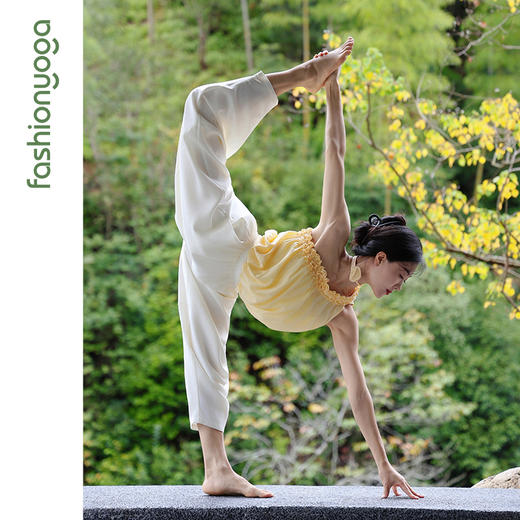 FM11931JD【男女同款】凡圣瑜伽禅意裤夏季薄款宽松束脚裤子垂感灯笼休闲裤 商品图12