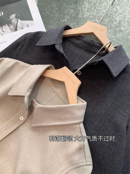 SYJ95116羊毛翻领衬衫 商品图1