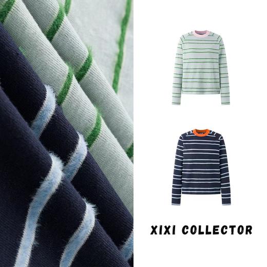 Runaway artist 2026年春季原创设计系列植绒撞色T恤 商品图1