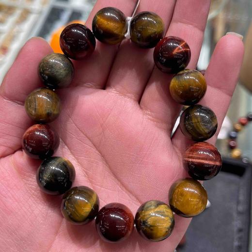 100元/条三色虎眼石手串 商品图1