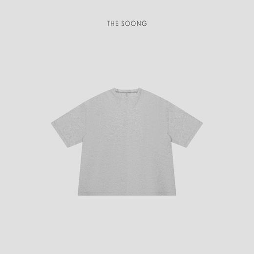 THESOONG|"自在感官"100%进口澳洲棉绒透气松弛感圆领T恤上衣HWTX8771 商品图2