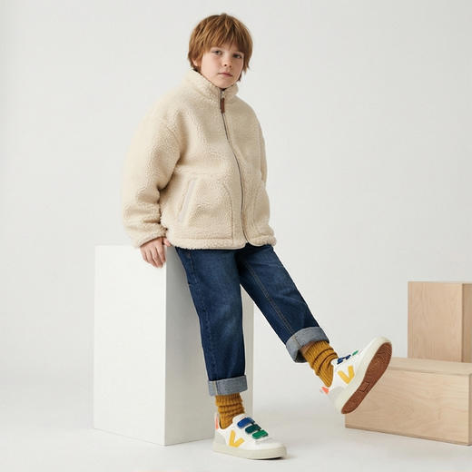 法国VEJA彩色三魔术贴V10板鞋CV0 商品图11