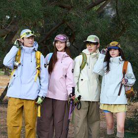 春季上新【JEEP SPIRIT吉普单冲锋衣情侣款】新款 户外防风防水情侣登山服 多巴胺色情侣款冲锋衣外套  80-190斤可穿 看好尺码下单 周日不发货