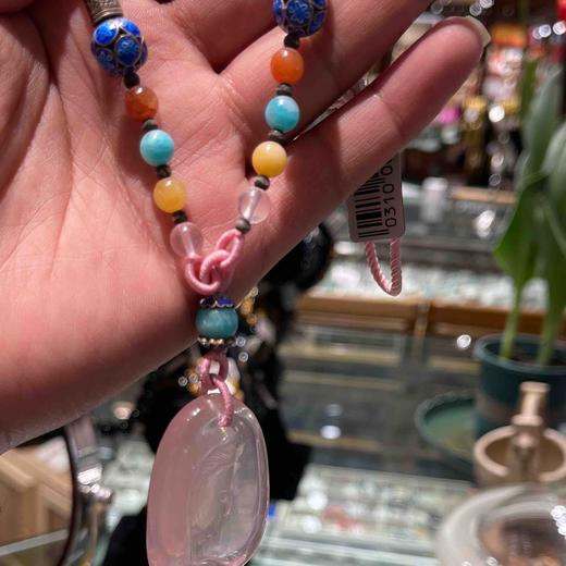 988元/条粉水晶佛像吊坠 商品图2