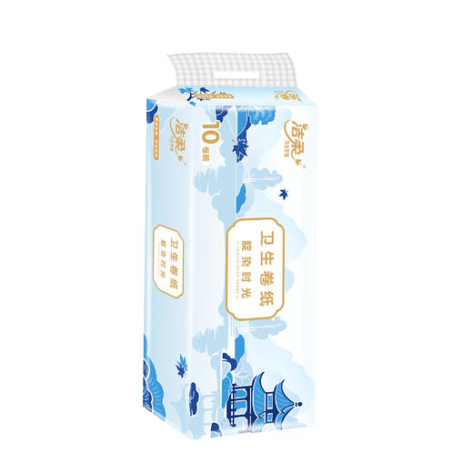 洁柔牌有芯卷纸 TJ020401A 4层135g*101*138mm*10卷*1提 商品图2