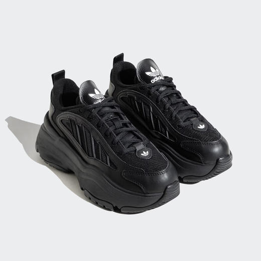 Adidas阿迪达斯三叶草OZGAIA 黑白厚底女子增高运动鞋复古休闲鞋 老爹鞋  JQ4110 商品图4