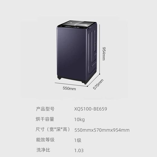 海尔双动力波轮洗衣机10kg精华洗 直驱 XQS100-BE659 洗衣机 商品图2