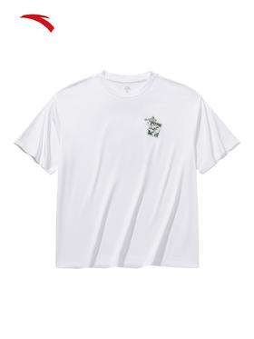 安踏冷萃T丨休闲短袖女士2026夏季新款宽松透气运动T恤162628108