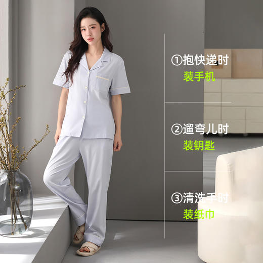 【M-2XL】【有棵树】女士短裤长裤家居服套装 商品图5