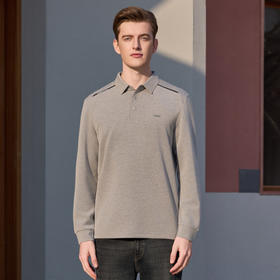 半身缘男装 春季柔软莫代尔双面空气层面料POLO衫261312M03910207
