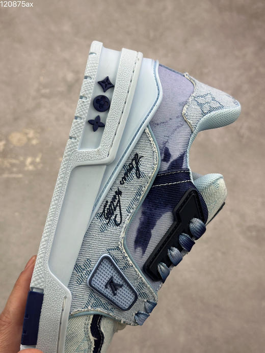 春季特惠💰720 LV 纯原版本 # 驴家 Trainer 低帮休闲板鞋 商品图5