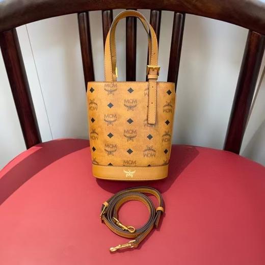 MCM Aren 品牌老花 托特包水桶包单肩手提包 迷你  （CB） 商品图0