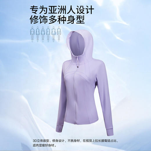 法国MISSBOUDIOR 修身连帽防晒衣 LULU同款 修身版型 全面防护 轻薄舒适 4色可选 商品图5