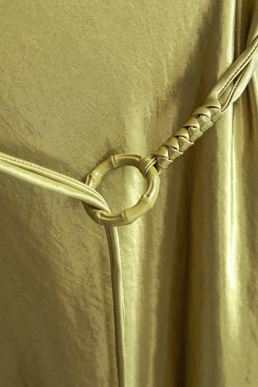 日落流光|法风腰带缎面半裙 商品图3