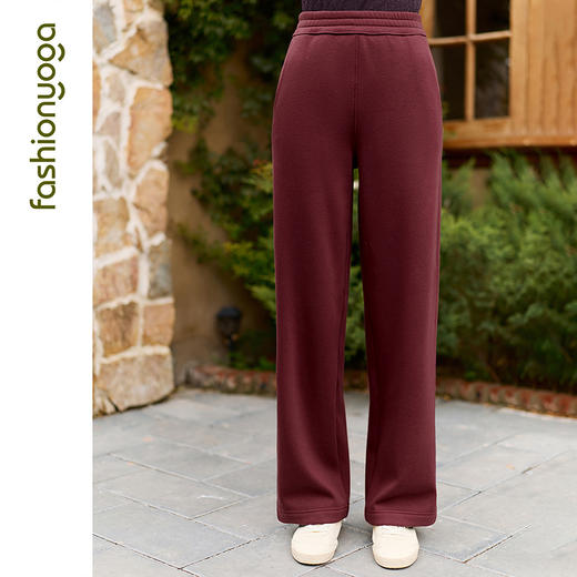 2026春夏F14965宽松绒绒阔腿长裤 商品图11