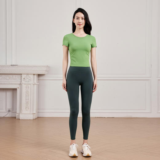 2026春夏FA330舒适圆领抽褶短袖 商品图3