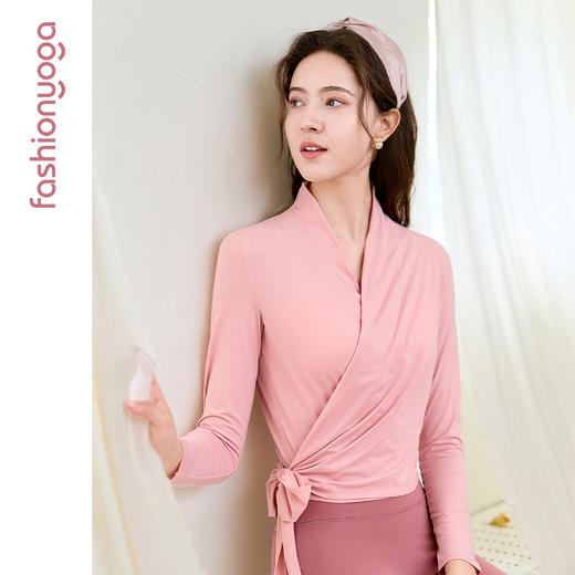 2026春夏F15371优雅系带长袖外搭 商品图8