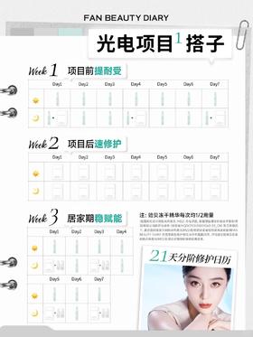 光电项目前后攻略，21天分阶修护