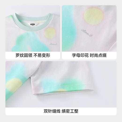 【实体店同款】女童短袖针织衫夏季新款安奈儿童装AG621094 商品图4