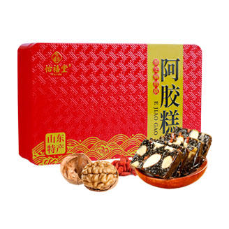 胶香浓郁黑芝麻核桃阿胶糕200克 商品图1