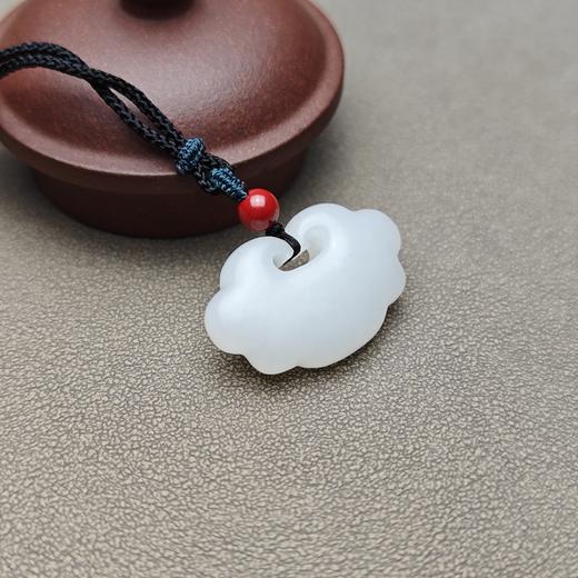 新疆和田玉且末料羊脂玉宝宝锁 228-1 商品图11