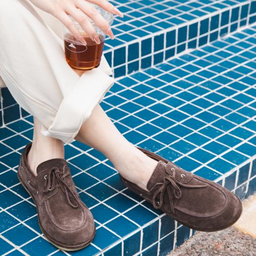 RIM RIM牛反绒乐福鞋|胎牛反绒鞋面+马皮内里，柔软透气，越穿越合脚 商品图5