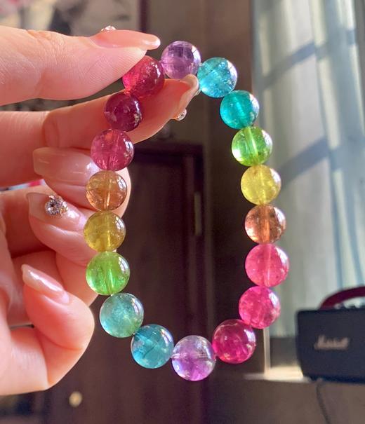 10.5mm单圈彩虹碧玺手串 商品图1