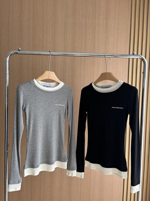 ANN 新款 领修身打底衫女长袖T恤 YE 341107 商品图7
