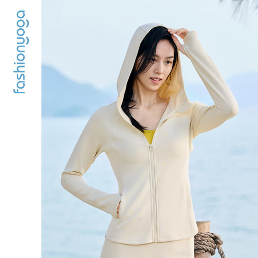 2026春夏F16801休闲气质连帽外套 商品图9